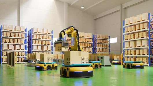 factory-automation-with-agv-and-robotic-arm