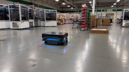 Mobile Robot on Factory Floor